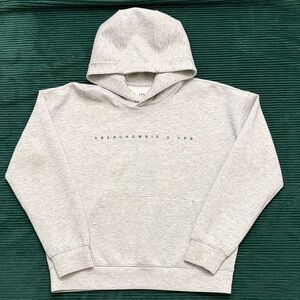 Abercrombie & Fitch Light Gray Youth Hoodie